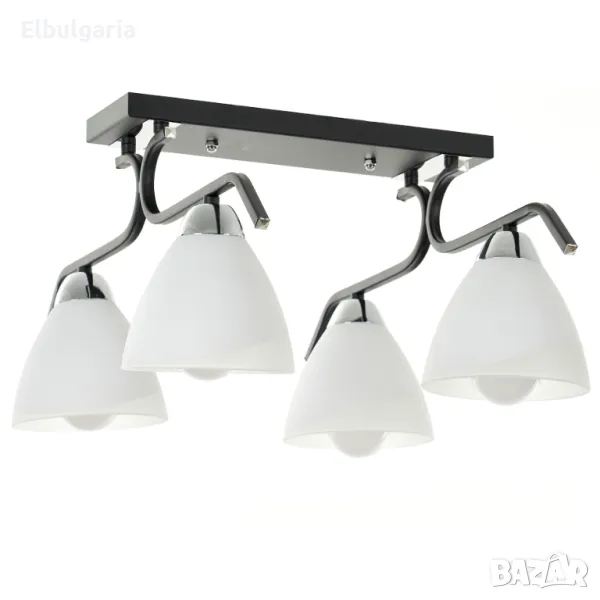 Полилей Emu, черен,4xe27, 2380/4 BK/CR, снимка 1