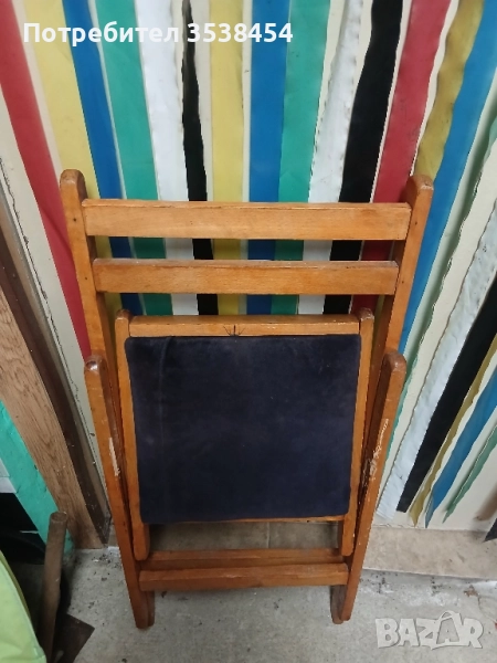 Ретро сгъваем стол, снимка 1