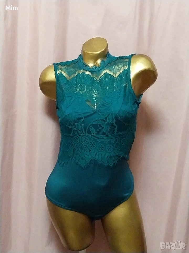 М Маслено зелено боди , снимка 1