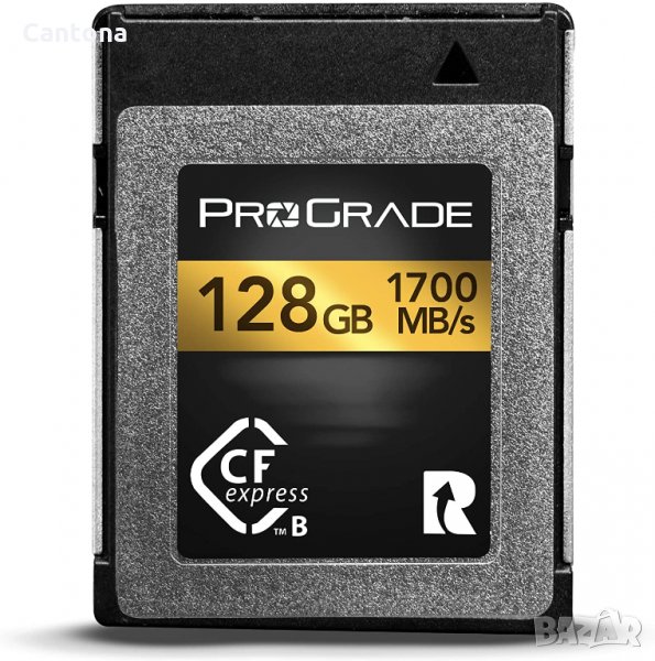 128 GB ProGrade CFEXPRESS™ 2.0 TYPE B MEMORY CARD, скорост 1700 MB/s, за професионални фотографи, снимка 1