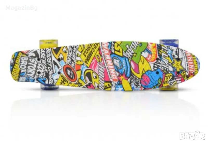 Скейтборд Hipster LED 22"
Пениборд Светещи колела , снимка 1