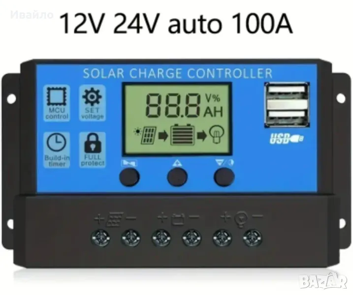 Соларен Контролер 100А, снимка 1