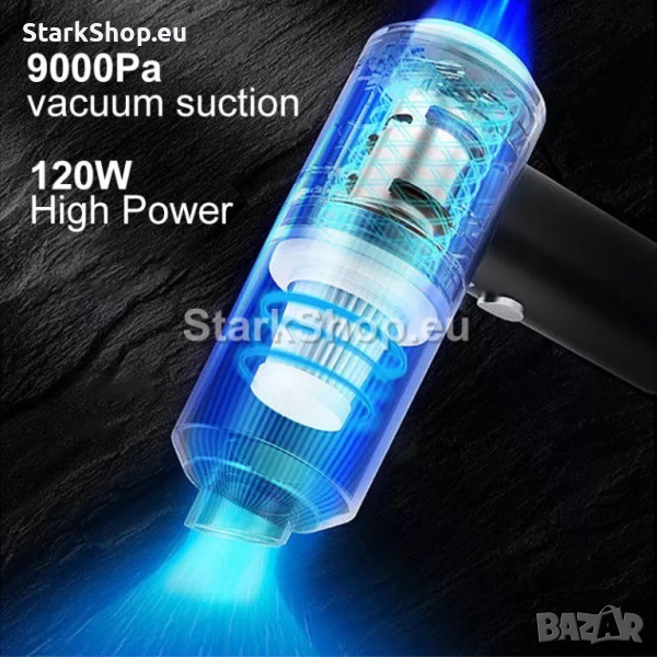 Безжична прахосмукачка за кола, снимка 1