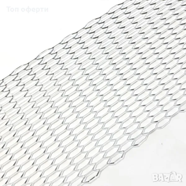 Мрежа 11007 Хром - 120 х 20см, снимка 1