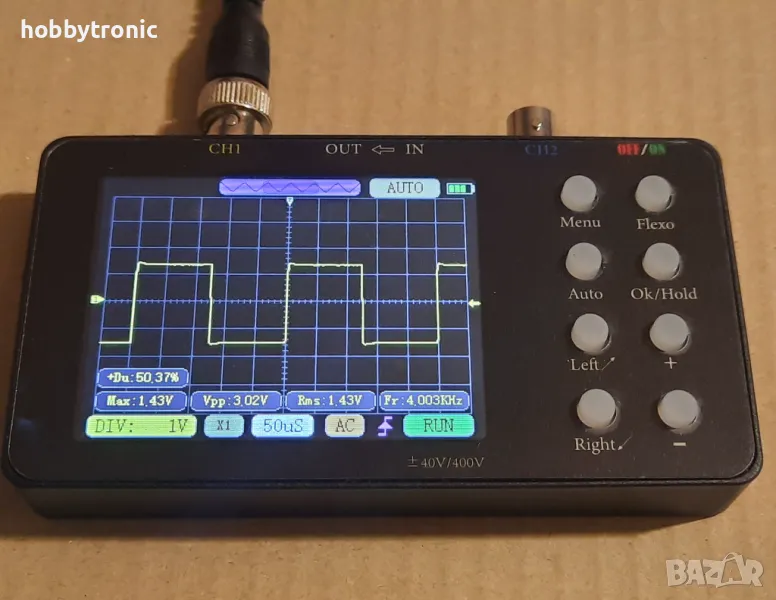 Цифров двуканален LCD осцилоскоп SCO2-10M, снимка 1