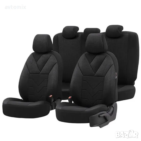  Тапицерия OTOM за седалки Темпо ТМР 1501 Черно, снимка 1