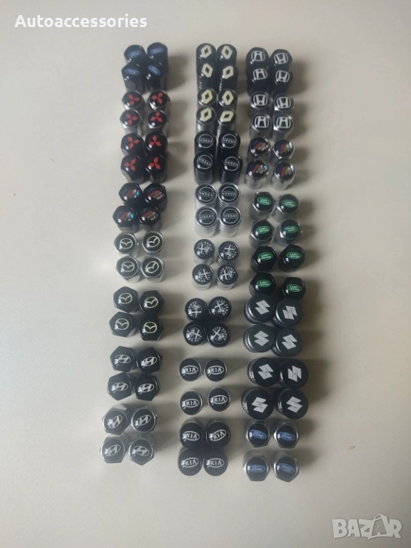 Капачки за вентили за различни модели автомобили!, снимка 1