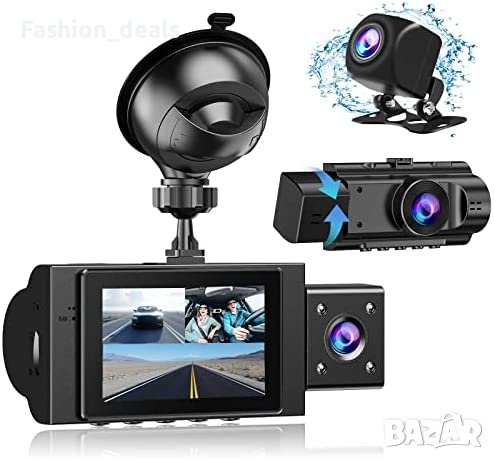 Нова компактна камера за кола автомобил рекордер Dash Cam Видеорегистратор, снимка 1