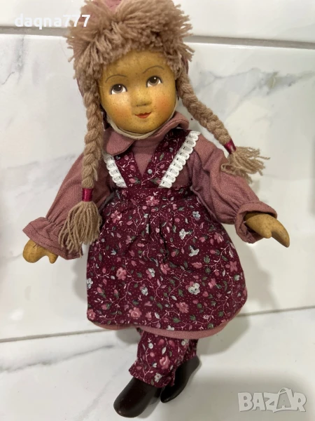 Vtg керамична/ порцеланова кукла Германия 70-те години, снимка 1