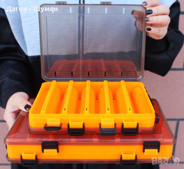 Двустранни кутии за изкуствени примамки - големи - 12 лв., средни - 10 лв., снимка 1