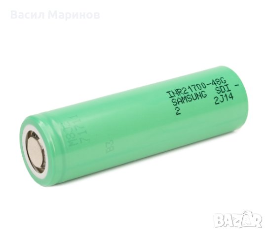 Продавам Li-Ion батерии Samsung INR21700-48G 4800mAh - 9.6A за велосипеди тротинетки и де, снимка 1