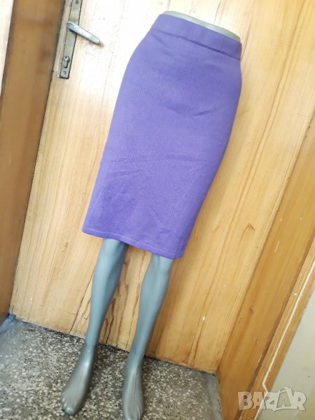 Ярко лилава вълнена пола ХХЛ, снимка 1