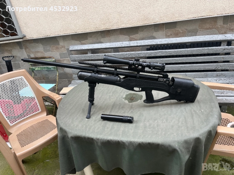 въздушна пушка Хатсан Херкулес Були лонг  калибър 6.35, снимка 1