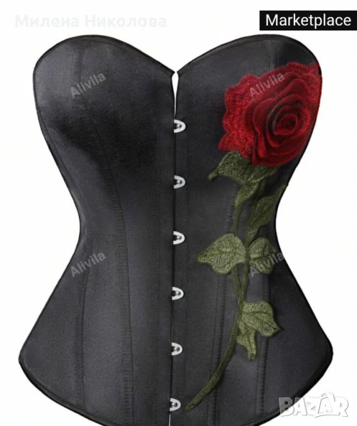 Корсет с цвете Л, снимка 1