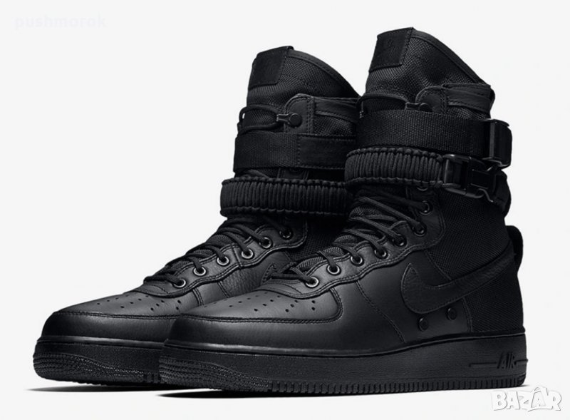 Nike SF-Air Force1 Triple Black 46 номер, снимка 1