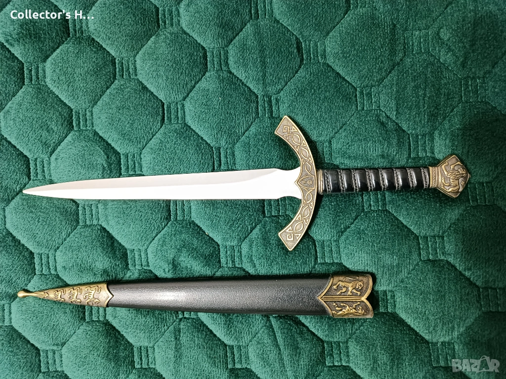 Кама с кания с инкрустации, размери на снимките, снимка 1