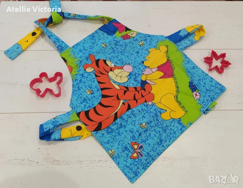 Детски комплект престилка и шапка , снимка 1