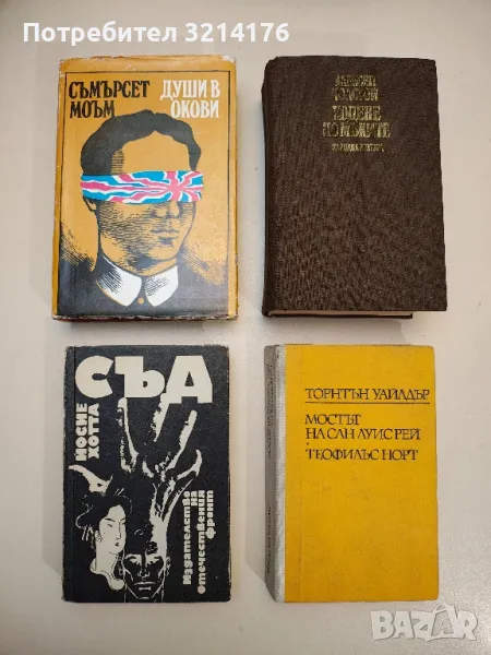 Мостът на Сан Луис Рей; Теофилъс Норт - Торнтън Уайлдър, снимка 1