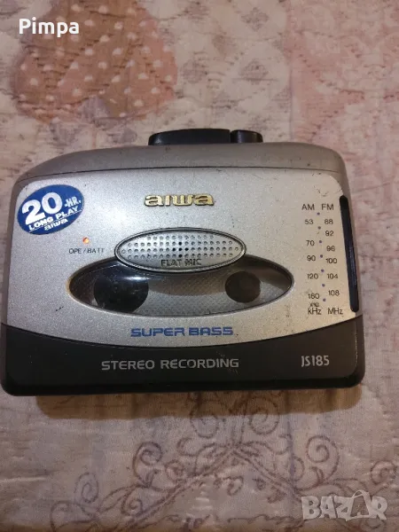 Aiwa hs-js185 radio,stereo recording walkman  уокмен, снимка 1