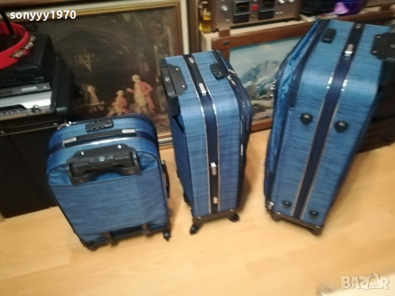 КУФАРИ 3БР ЗА 200ЛВ ТЕКСТИЛ КОЛЕЛЦА 2008230808, снимка 1