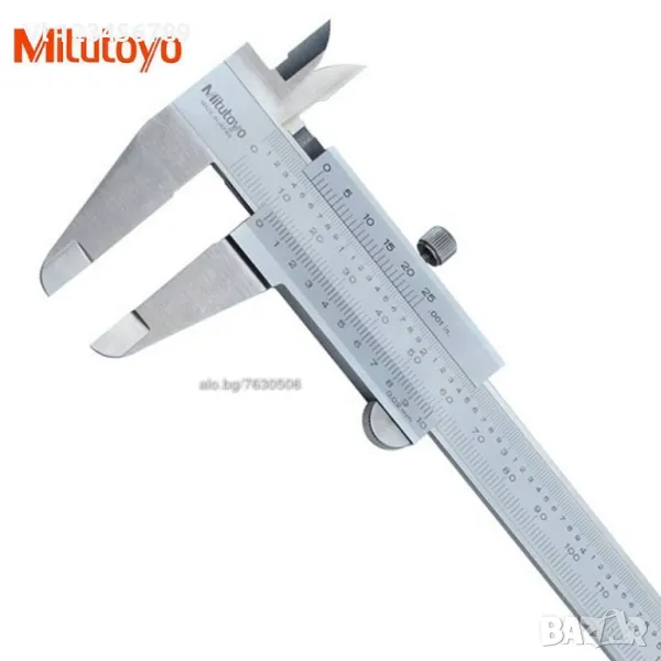 Mitutoyo-шублер двустранен, дълбокомер, / 0-150 mm, снимка 1