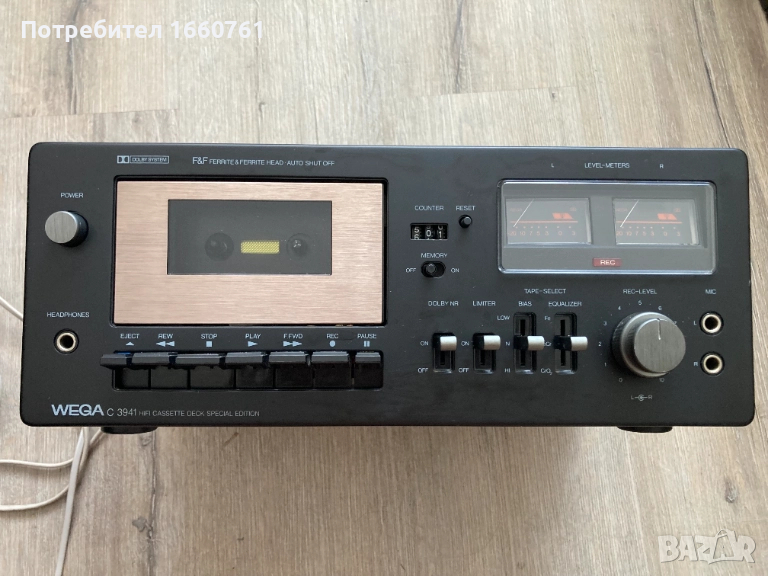 касетен дек като нов WEGA C 3941-2 SPECIAL EDITION , снимка 1