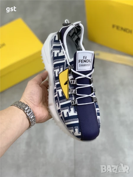 Редки Fendi Фенди Milano Дизайнерски Маратонки Унисекс Мъжки дамски спортни обувки, снимка 1