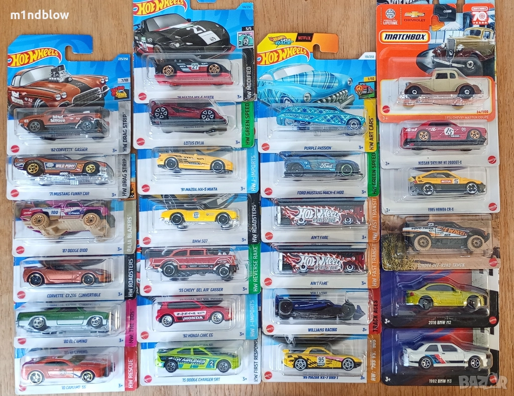 Метални колички Hot Wheels и Matchbox, снимка 1