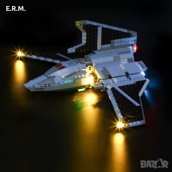 BRIKSMAX Led Lighting Kit for The Bad Batch Attack Shuttle - Съвместим с Lego 75314 Building Blocks , снимка 1