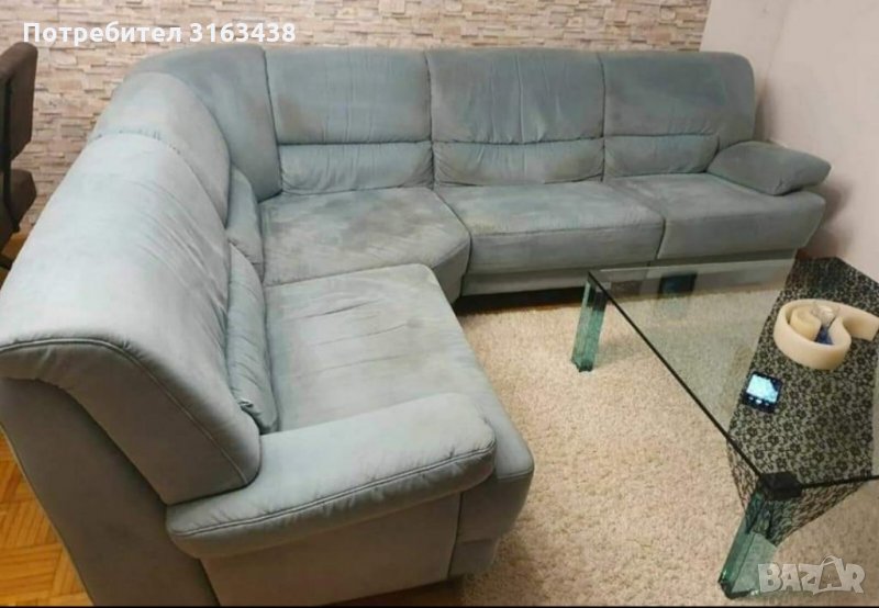 Ъглов диван. Масивен. Няма скъсано или протрито !, снимка 1