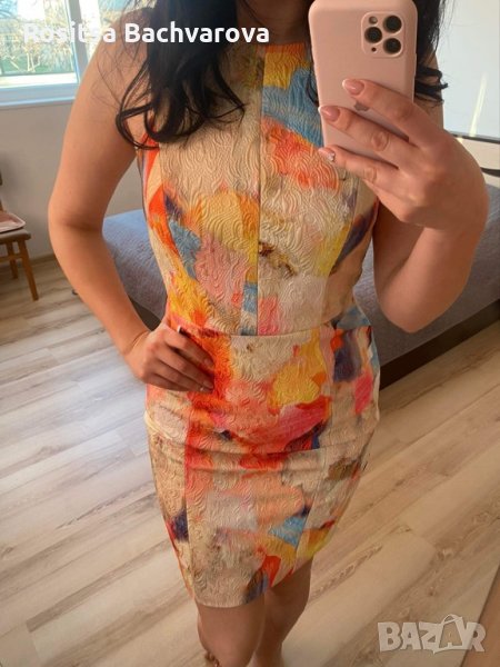 Шарена рокля H&M, М размер, снимка 1