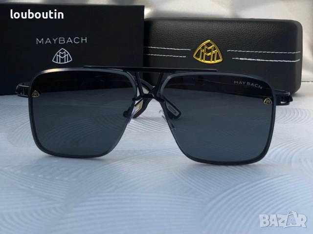 Мъжки слънчеви очила правоъгълни 4 цвята Maybach, снимка 18 - Слънчеви и диоптрични очила - 51706452