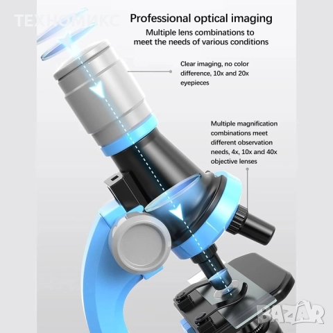 Детски научен микроскоп Scientific Microscope, снимка 12 - Образователни игри - 52257236