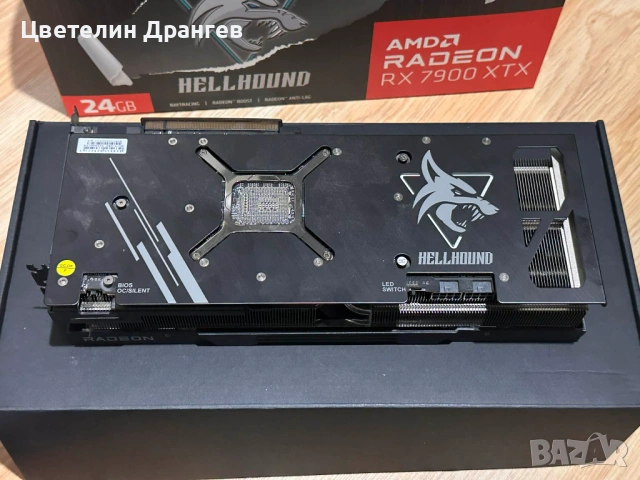 AMD PowerColor Hellhound RX 7900 XTX 24 GB 384 bit, снимка 2 - Видеокарти - 53650433