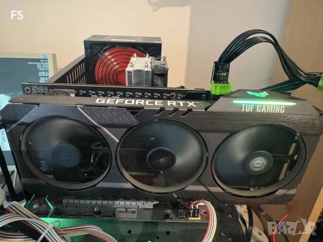 Nvidia ASUS TUF Gaming RTX 3060 12 Gb GDDR6 PCIE 4.0 Като нов, снимка 2 - Видеокарти - 55976126