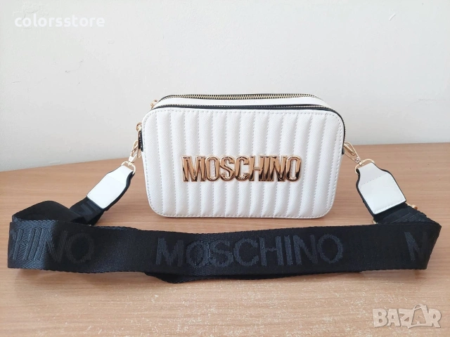 Бяла чанта Moschino/SG68ze, снимка 3 - Чанти - 53773509