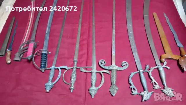стари саби,шпаги,пищови, снимка 2 - Колекции - 56208716