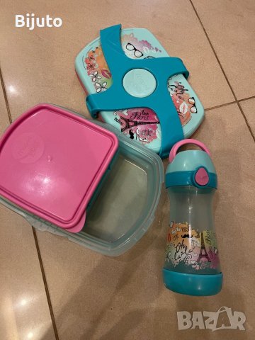 Комплект Mupet-2бр кутии и  шише, снимка 2 - Други - 42251220