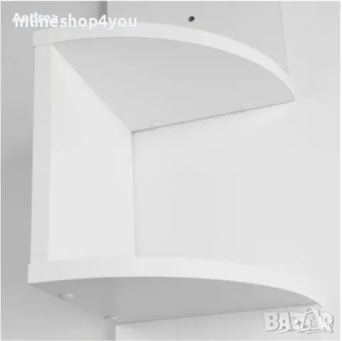 Ъглова етажерка за съхранение с 5 рафта, снимка 3 - Етажерки - 49638398