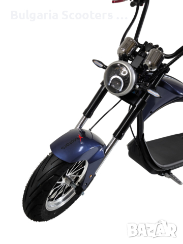 Електрически Скутер HARLEY 2500W С документи Blue, снимка 8 - Мотоциклети и мототехника - 44659768