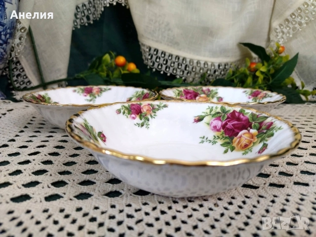 Royal Albert old country rose , снимка 7 - Чаши - 52949879