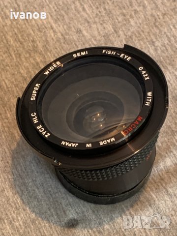 обектив zyce hlc super widersemifish eve 0.42x witx macro, снимка 2 - Обективи и филтри - 40620893