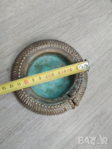 стара бронзова купичка,пепелник, снимка 2 - Други ценни предмети - 40222347