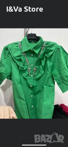 Дамски ризи с камъчета, снимка 2 - Ризи - 39677157