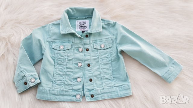 Дънково яке 12-18 месеца, снимка 2 - Бебешки якета и елеци - 40979194