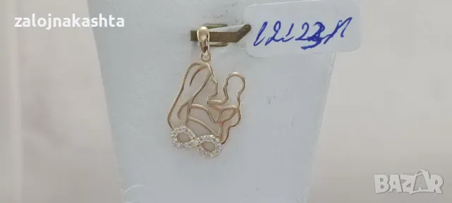 Нова Златна висулка-1,10гр/14кр, снимка 3 - Колиета, медальони, синджири - 47889084