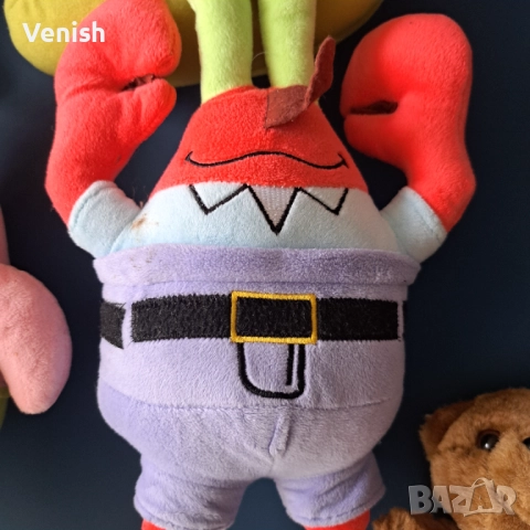 Плюшени играчки Спондж Боб, снимка 6 - Плюшени играчки - 52352424