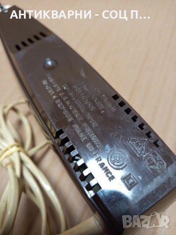 Стара Френска Електрическа Машина За Рязане На Месо. Номер 577., снимка 7 - Антикварни и старинни предмети - 53168730