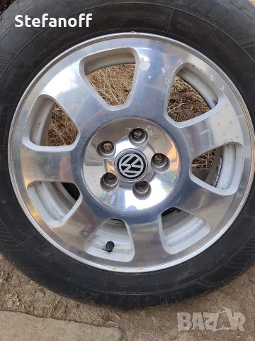 Алуминиеви джанти 15 с гуми , VW/AUDI, снимка 6 - Гуми и джанти - 55799889