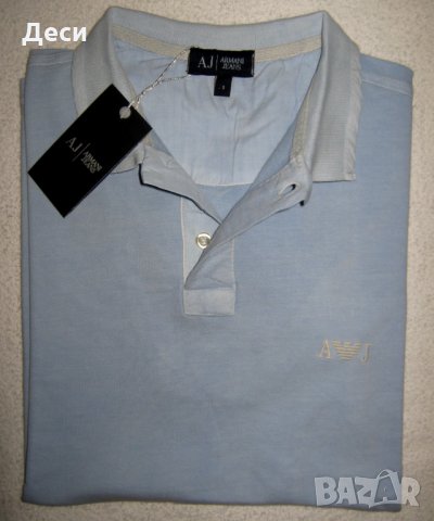 Мъжка polo тениска ARMANI JEANS с яка, снимка 10 - Тениски - 35813772